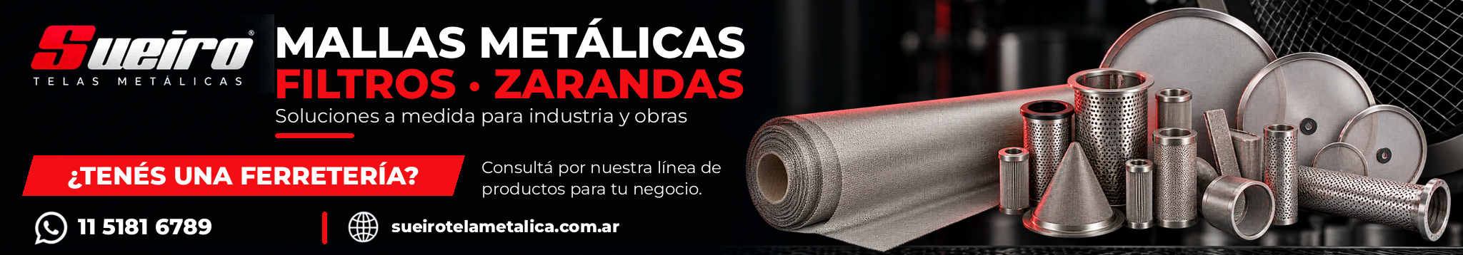 Banner de Sueiro Telas Metálicas